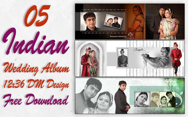 05 Indian Wedding Album 12x36 DM Design Free Download
