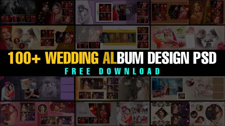 100+ Wedding Album Design PSD Free Download