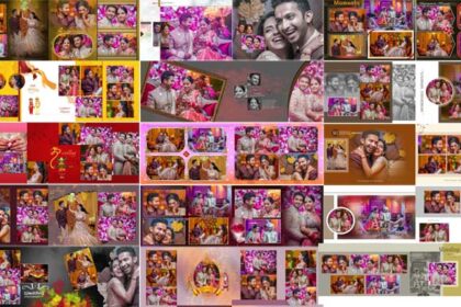 17 Indian Wedding Album Design 12x36 PSD Free Download