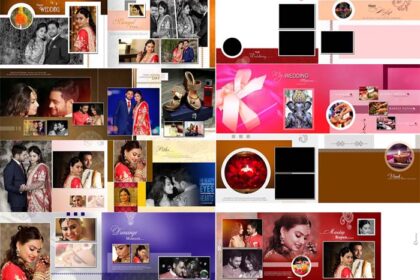 Creative Indian Pre Wedding Album Design PSD