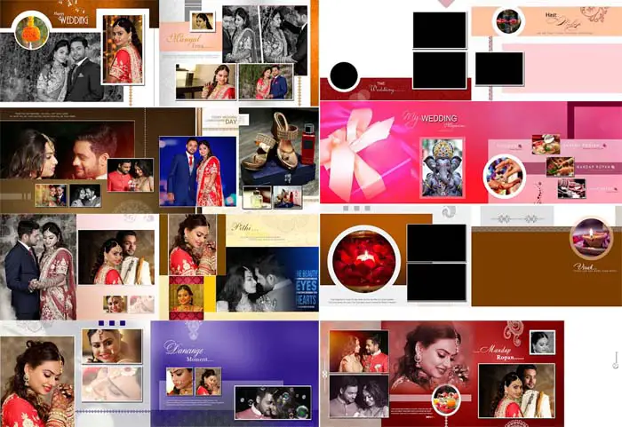 Creative Indian Pre Wedding Album Design PSD