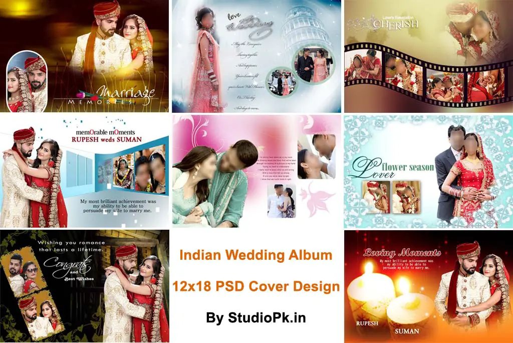 Indian Wedding Album Cover