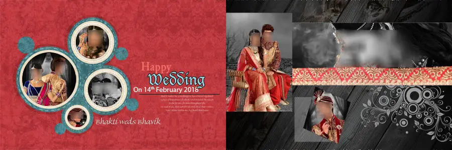 Wedding Album Design 12x36 PSD