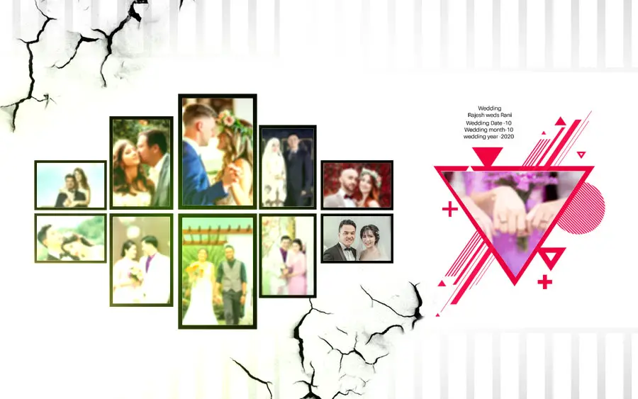 Indian Wedding Album Cover Design