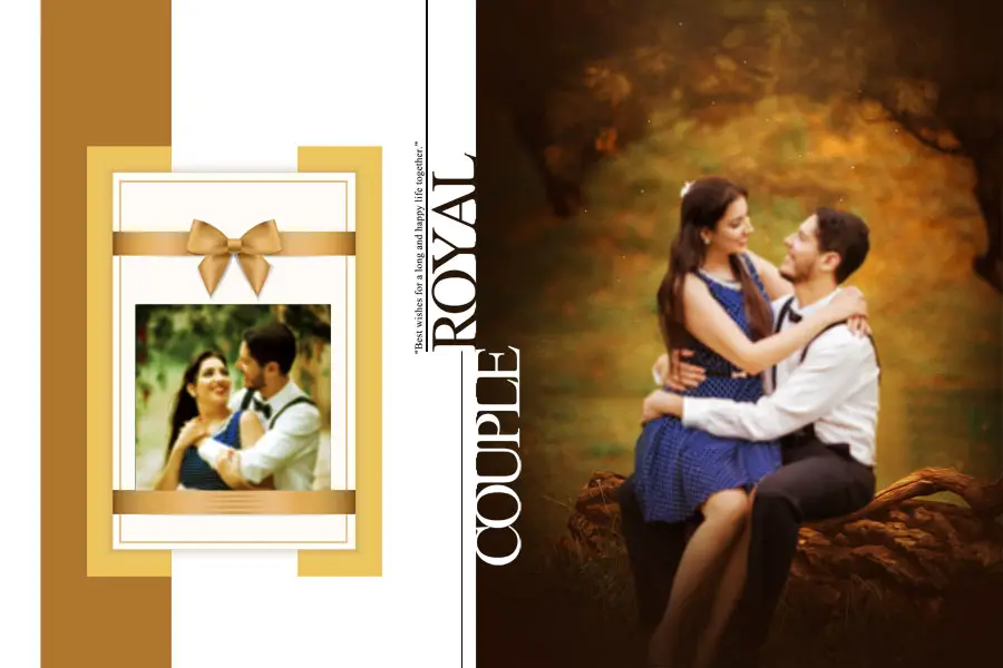 Indian Wedding Album Cover Design