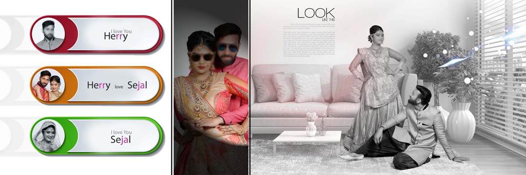 Wedding Album PSD DM