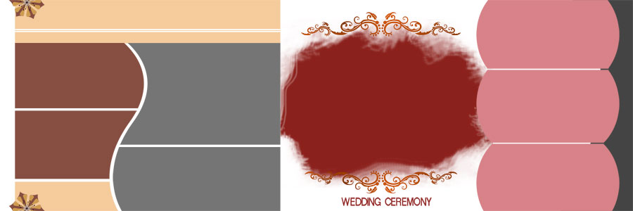 Classic wedding photo album layout PSD 10x30 print ready 300 DPI preview 4