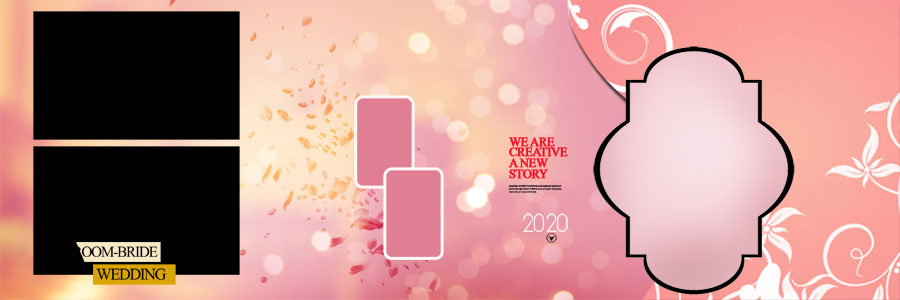 Designer wedding album PSD 10x30 layout high resolution editable preview 7