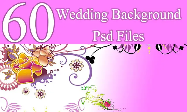 60 wedding background psd files 1