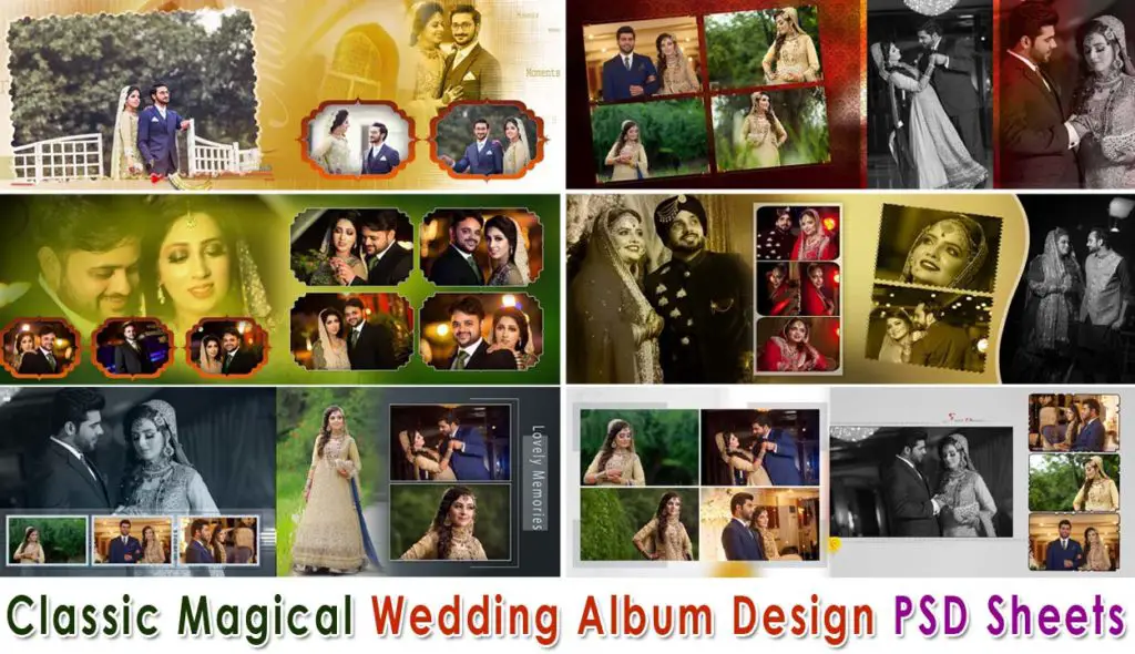 Wedding Album Design PSD