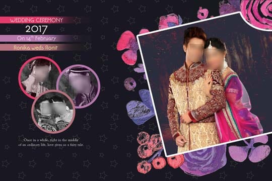 Wedding Album Cover Design