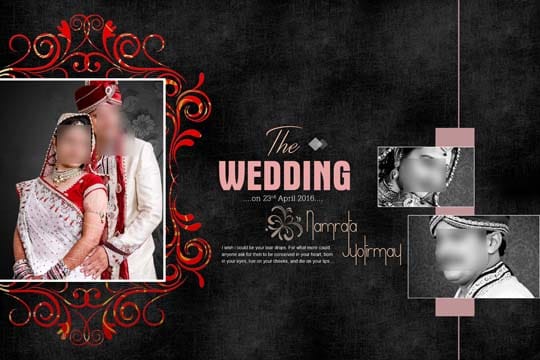 Wedding Album Cover Design