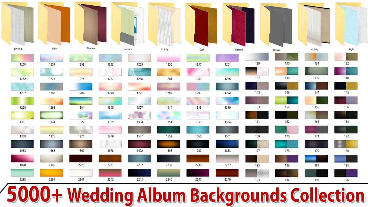 5000+ Wedding Album Backgrounds