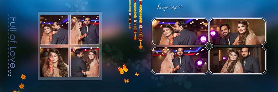100+ Ready Made Wedding Album Creative Design PSD Sheets