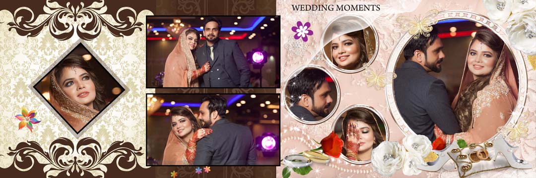 100+ Ready Made Wedding Album Creative Design PSD Sheets