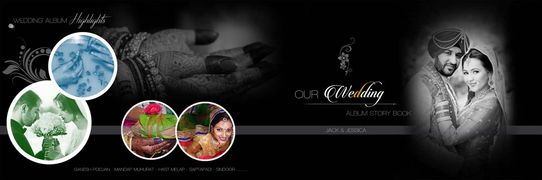 100+ Ready Made Wedding Album Creative Design PSD Sheets