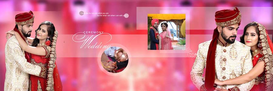 Wedding Album Creative Design PSD Sheets