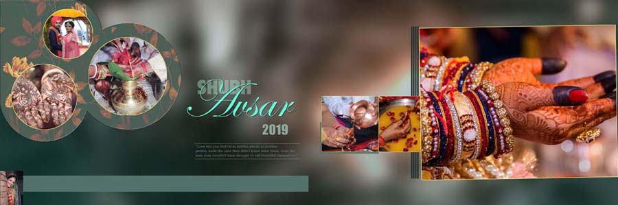 Wedding Album Creative Design PSD Sheets