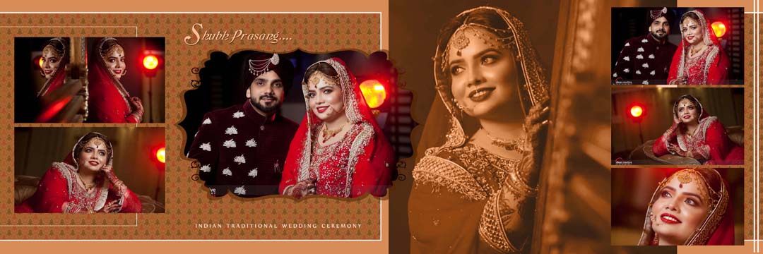 Wedding Album Creative Design PSD Sheets