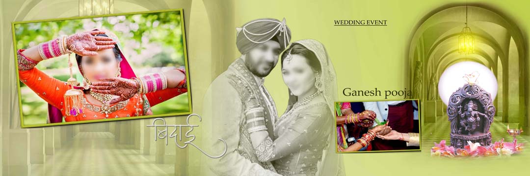 100+ Ready Made Wedding Album Creative Design PSD Sheets