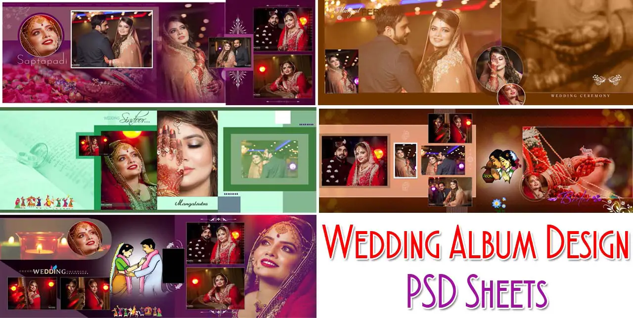 Wedding Album Design 2020 PSD Sheets