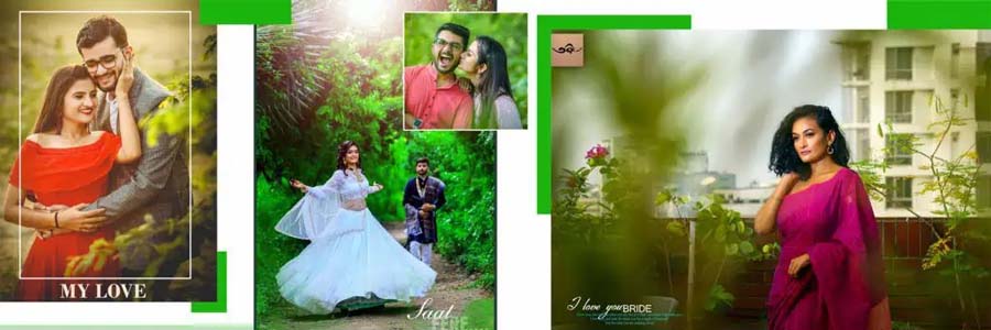 Photo Book Album Design 12x36 PSD