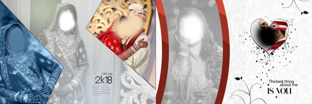 Modern 2020 Wedding Album PSD Design Collection (Buy Only $2) Wedding Album PSD Design