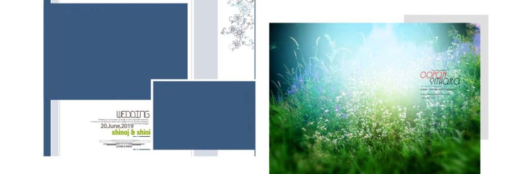 Free Download 10 Wedding Album Designs 2020 PSD Sheets Wedding Album Designs