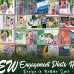 25 New Engagement Photo Album PSD Design in Western Look