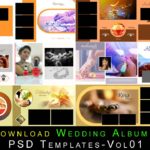 Free Download Wedding Album Design PSD Templates-Vol01