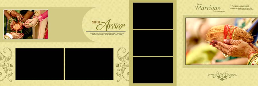 Wedding Album Design PSD Templates