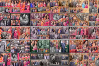 Free 12x36 Indian Wedding Album PSD With Feather Shapes