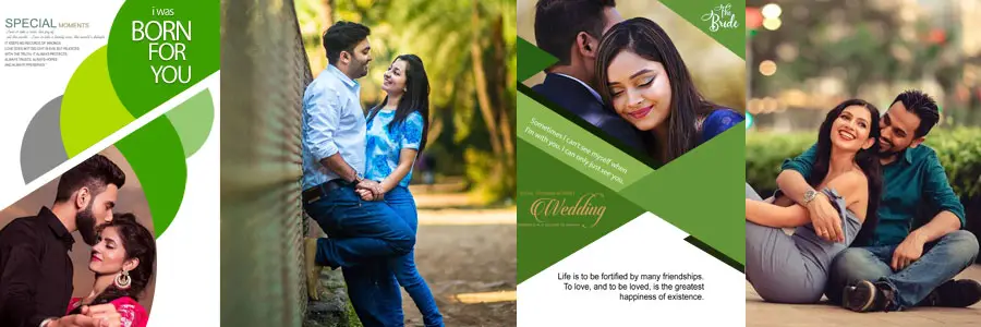 Wedding Album Creative Design 12×36 PSD