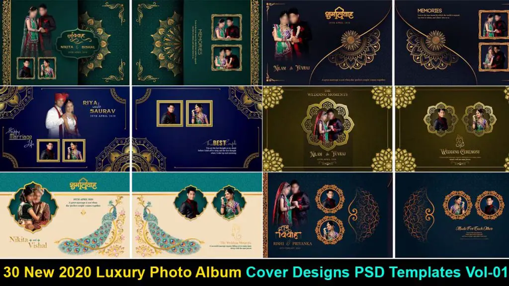 New 2020 Luxury Photo Album Cover Designs