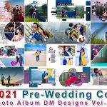 New 2021 Pre-Wedding Couples Photo Album DM Designs Vol-01