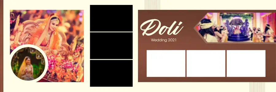 35 Free Doli Ceremony Photo Album 12x36 PSD Templates