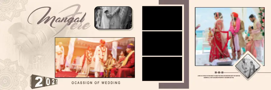 Creative Wedding Album Design