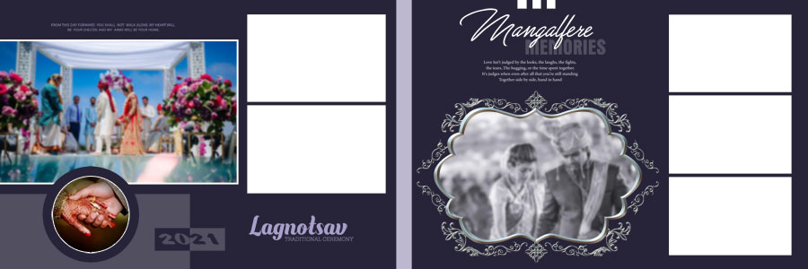 Creative Wedding Album Design