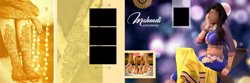 Mehendi Ceremony photo album design