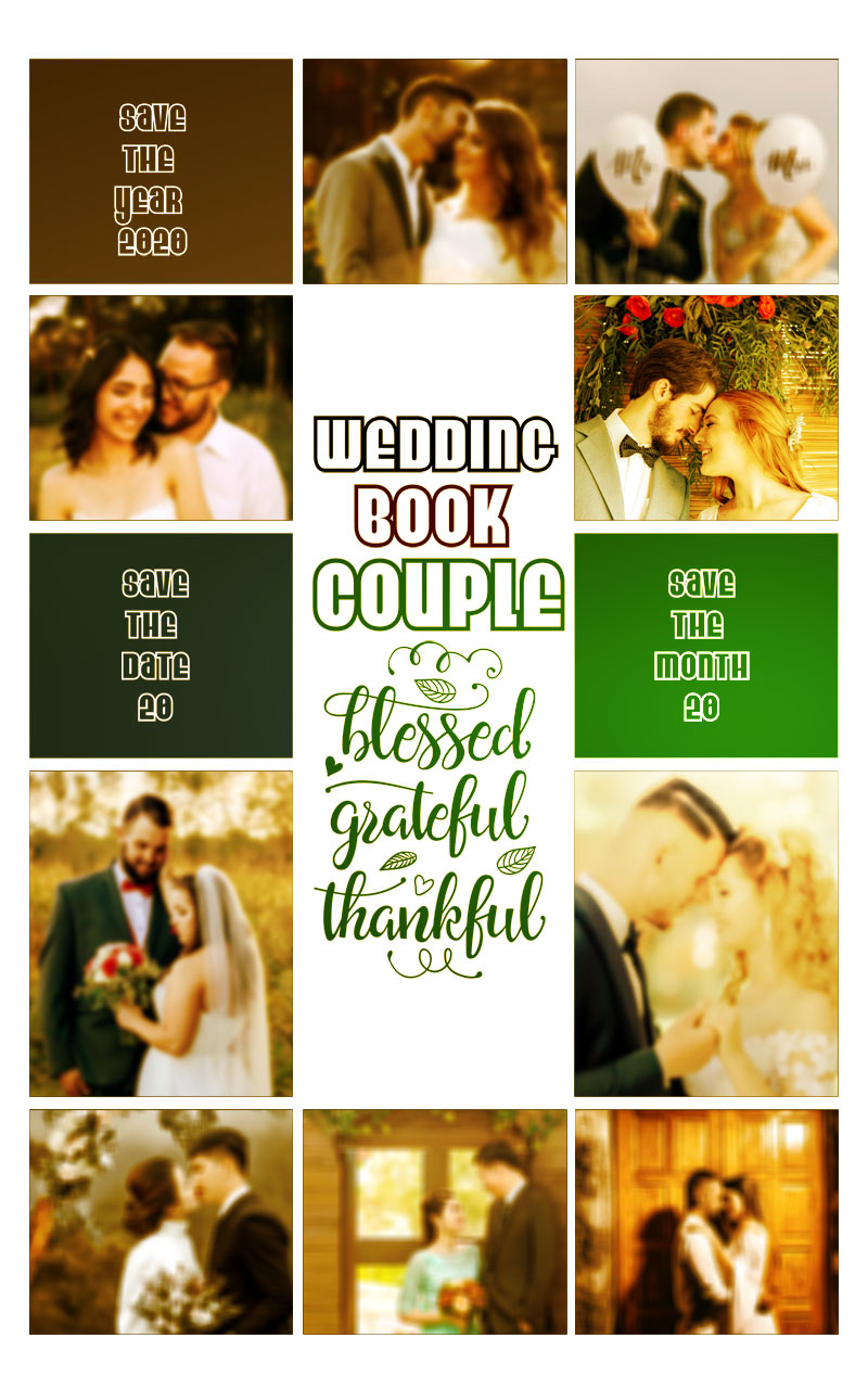 Wedding Photo Collage Templates