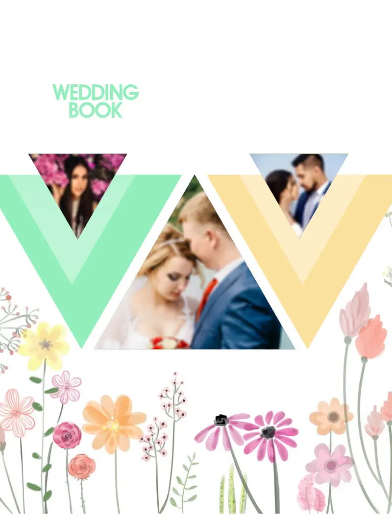 Wedding Photo Collage Template