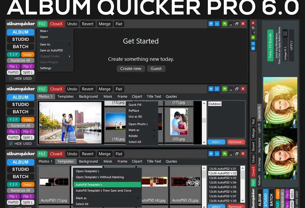 Album Quicker Pro V6 Album Designing Software