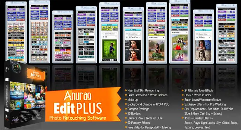Anurag Edit Plus retouching software