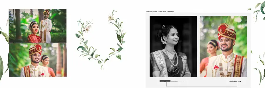 Free 12x36 Traditional Pre-Wedding Album Design PSD