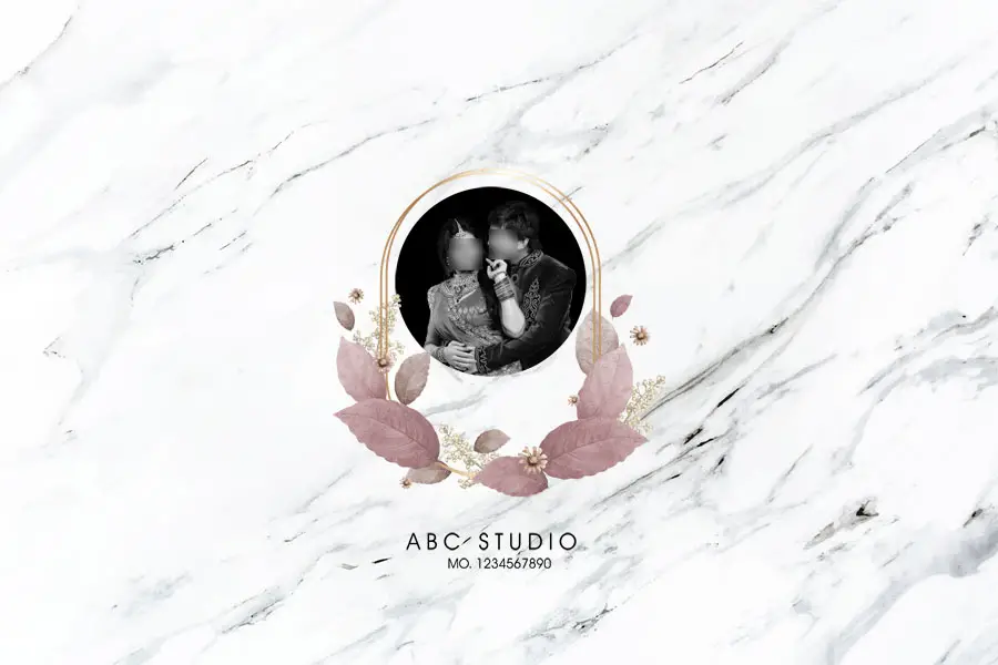 Luxury Wedding Album Cover Design