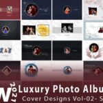 New 2021 Luxury Photo Album 12x18 Cover Designs Vol-02