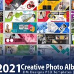 New 2021 Creative Photo Album 12x36 DM Designs PSD Templates