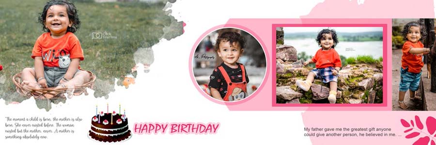 Birthday Photo Album Design