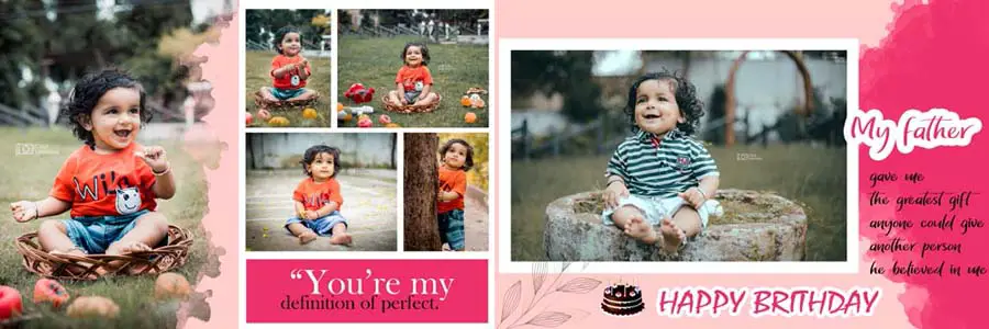 Birthday Photo Album Design