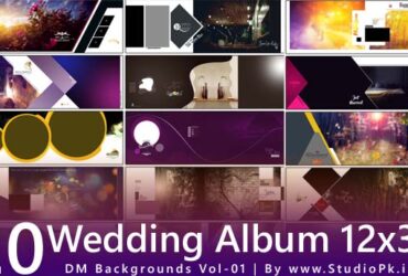 20 Wedding Album 12x36 DM Backgrounds Vol-01